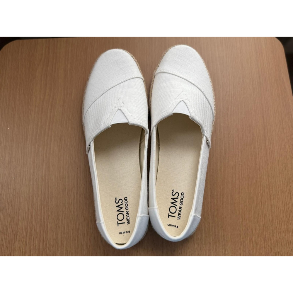 Toms Women Alpargata Rope Canvas Slip-On Sneakers Off White SZ 9.5 M Espadrille - Picture 10 of 16
